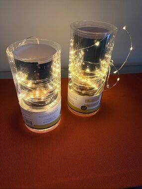 Apothecary Warm White LED Fairy String Lights - Pack of 2